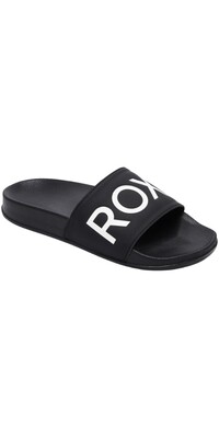 2024 Roxy Frauen Slippy Slider Sandalen ARJL100679 - Black FG